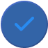 Blue Tick Mockup