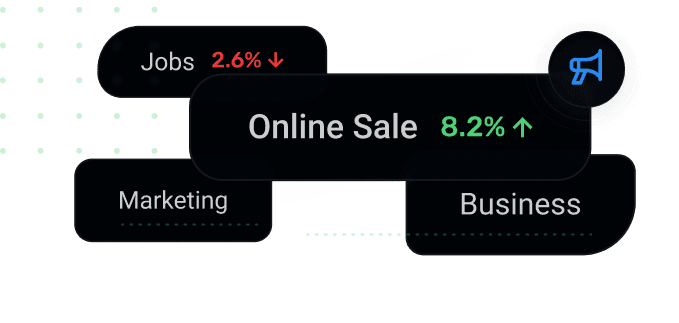 Keyword sales dashboard