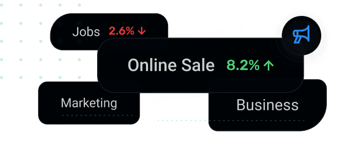 Keyword sales dashboard
